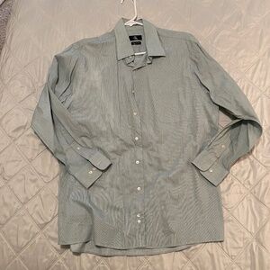 CALVIN KLEIN Long Sleeve Button Down Shirt Mens L 16 1/2 32/33